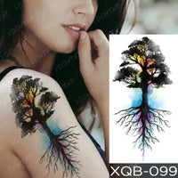 tatouage-dragon-chinois-fleur-prunier