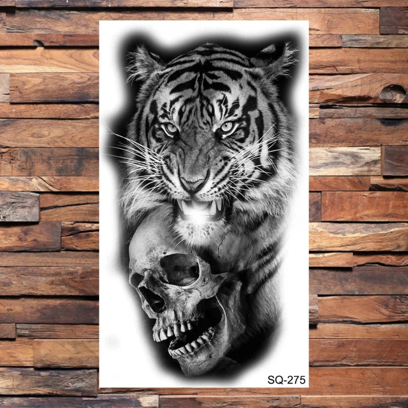 tatouage-chinois-lion