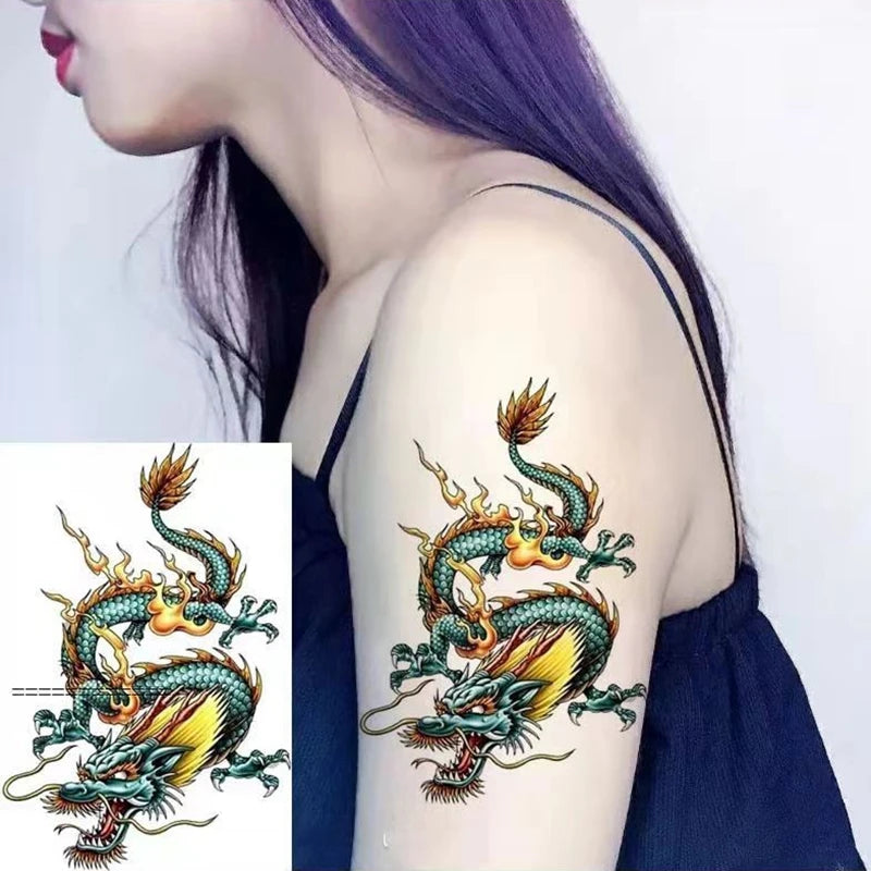 tatouage-dragon-chinois-avant-bras