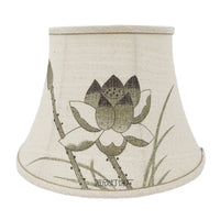 abat-jour-chinois-paysage-lotus-coquillage