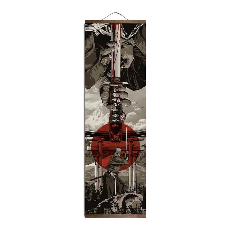 tableau-chinois-samurai-tigre-ukiyoe