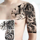 tatouage-dragon-chinois-demi-bras-paule