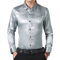 chemises-chinoises-hommes-soie-dragon-longues