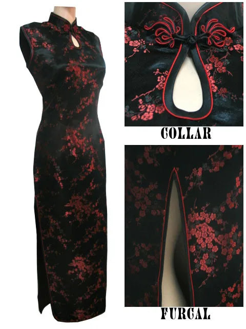 robe-chinoise-qipao-fleuri