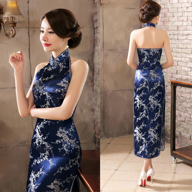 Robe Chinoise Soirée Satin