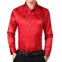 chemises-chinoises-hommes-soie-dragon-longues