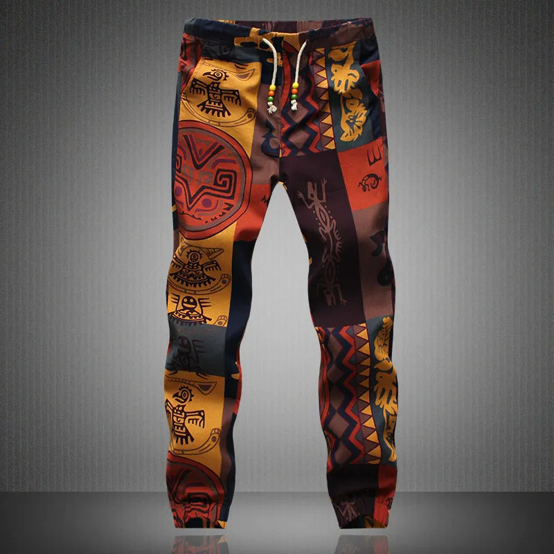 Pantalon Chinois Homme Motif