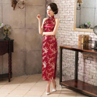 Robe Chinoise Soirée Satin