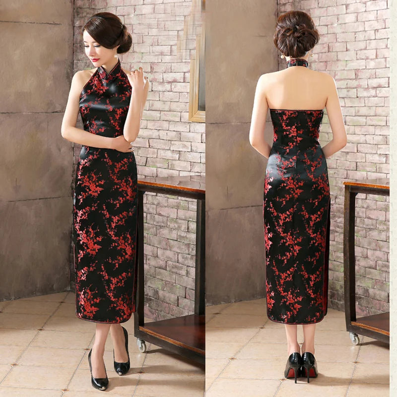 Robe Chinoise Soirée Satin