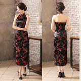 Robe Chinoise Soirée Satin