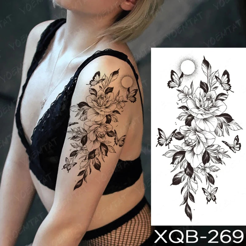 tatouage-chinois-fleur