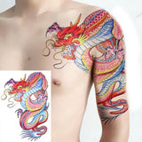tatouage-dragon-chinois-demi-bras-paule