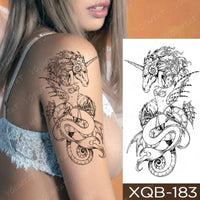tatouage-dragon-chinois-serpent-lion