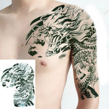 tatouage-dragon-chinois-demi-bras-paule