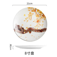 assiettes-chinoises-ronde-dessert