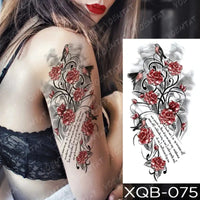 tatouage-dragon-chinois-fleur-prunier