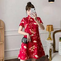 Čínské šaty Městská móda Ženy Qipao
