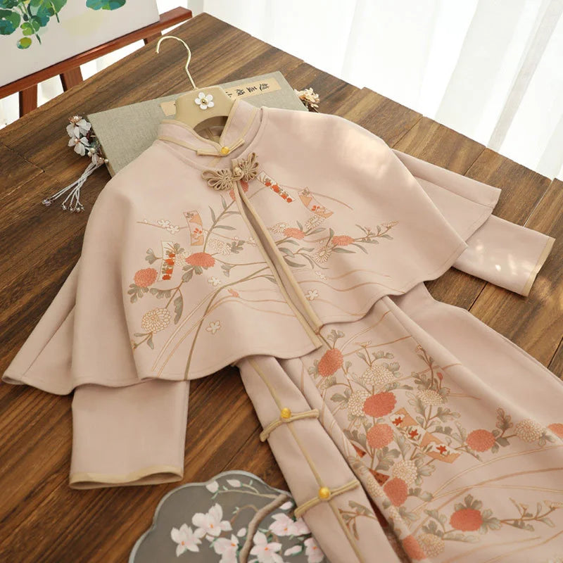 Robe Chinoise Automnale Deux-Pièces Hanfu