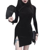 robe-chinoise-elegante-velours