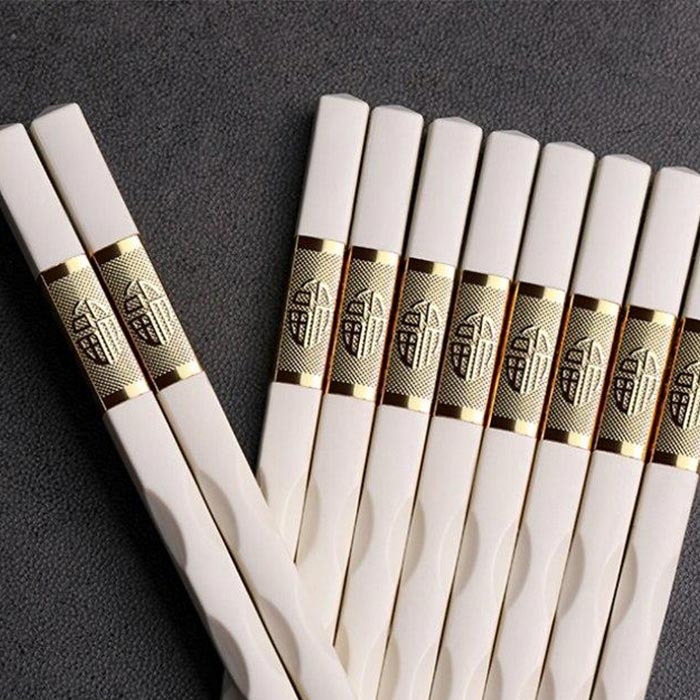 Baguettes Chinoises En Plastique Blanches