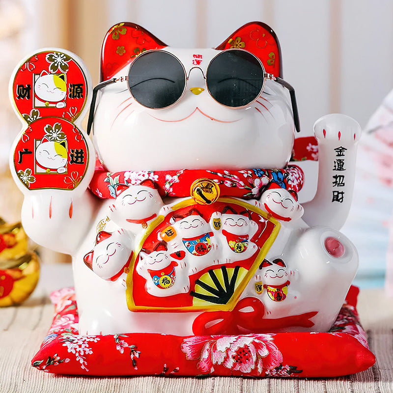 chat-chinois-en-porcelaine