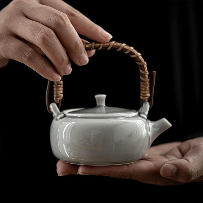 Mini Théière Chinoise En Porcelaine