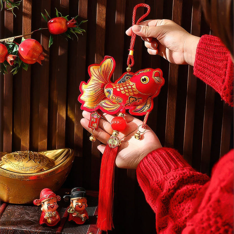 Pompon Chinois Porte-Bonheur