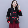 veste-chinoise-femme-noire-rouge