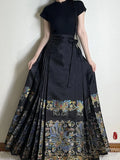 Robe Chinoise Traditionnelle Noire