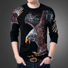 pull-chinois-homme-vert-dragon