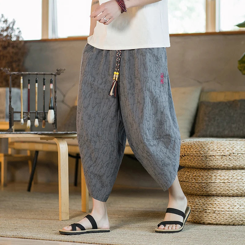 pantalon-chinois-homme-large-lin