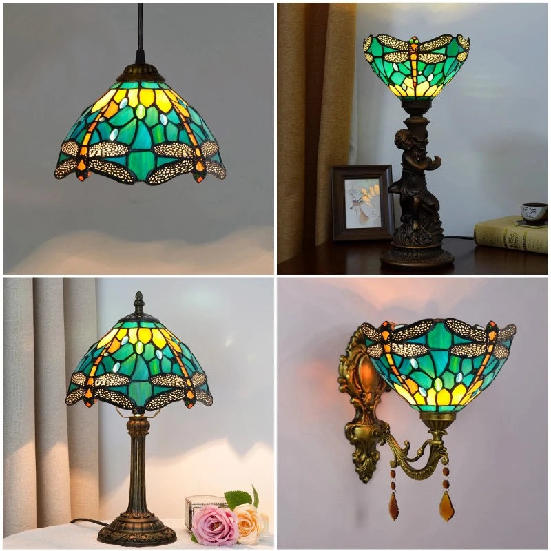 abat-jour-chinois-verre-colore-tiffany