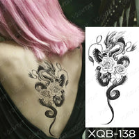 tatouage-dragon-chinois-katana-noir