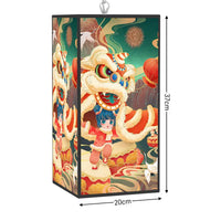 abat-jour-chinois-lion-design