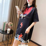 robe-cheongsam-imprim-e-manches-longues
