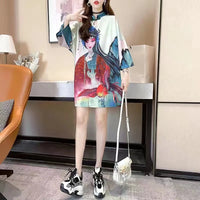 robe-cheongsam-imprim-e-manches-longues