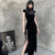 robe-chinoise-noire-vintage