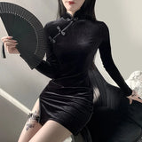 robe-chinoise-broderie-dragon