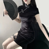 cheongsam-robe-velours-col-montant
