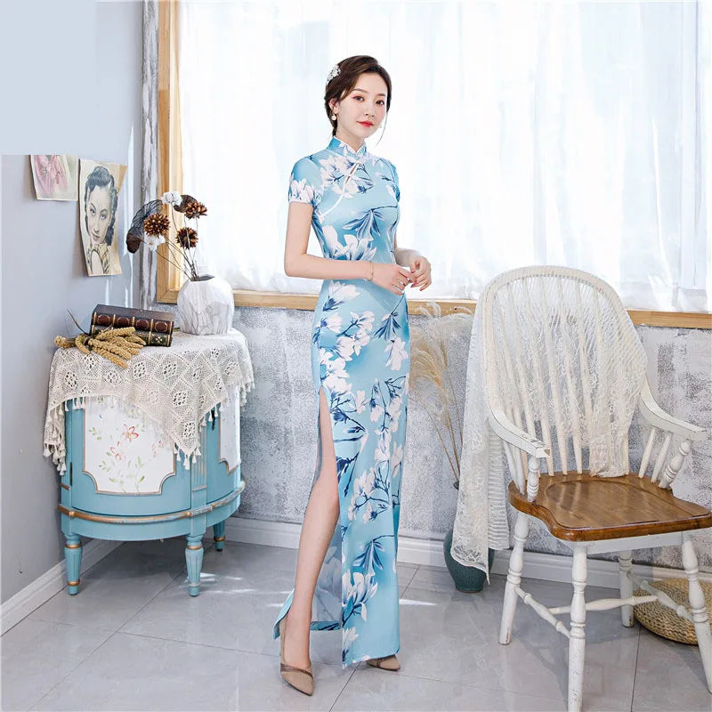 robe-chinoise-multicolore