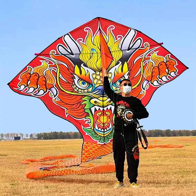 cerf-volant-chinois-dragon-manche