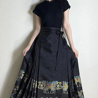 Robe Chinoise Traditionnelle Noire