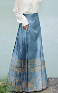 robe-chinoise-jupe-visage-cheval