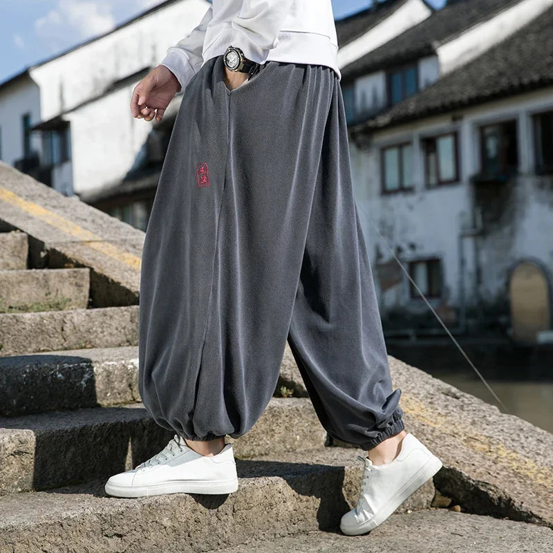 pantalon-chinois-homme-polaire-hiver