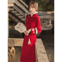robe-chinoise-manches-longue