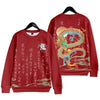 pull-chinois-rouge-motif-dragon