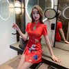 robe-chinoise-moderne-imprimee-style-retro