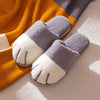 chaussons-chinois-peluche-chat-patte