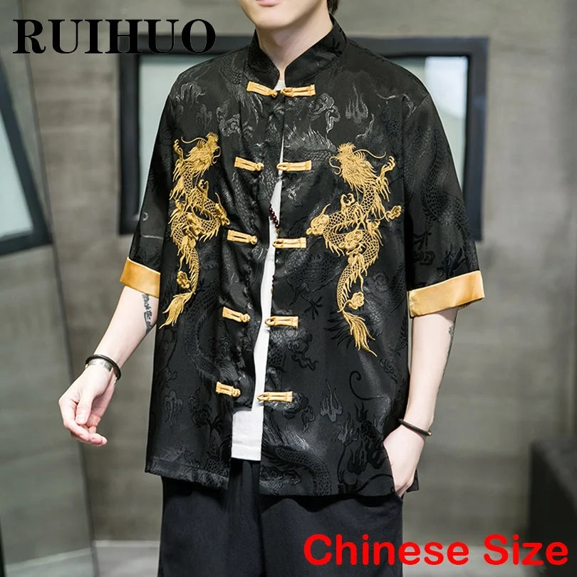 habits-chinois-chemise-t-dragon