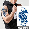 tatouage-dragon-chinois-totem-bleu